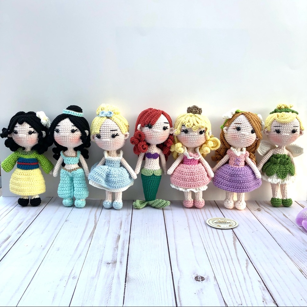 Disney Princess Doll- Crochet Princess Doll